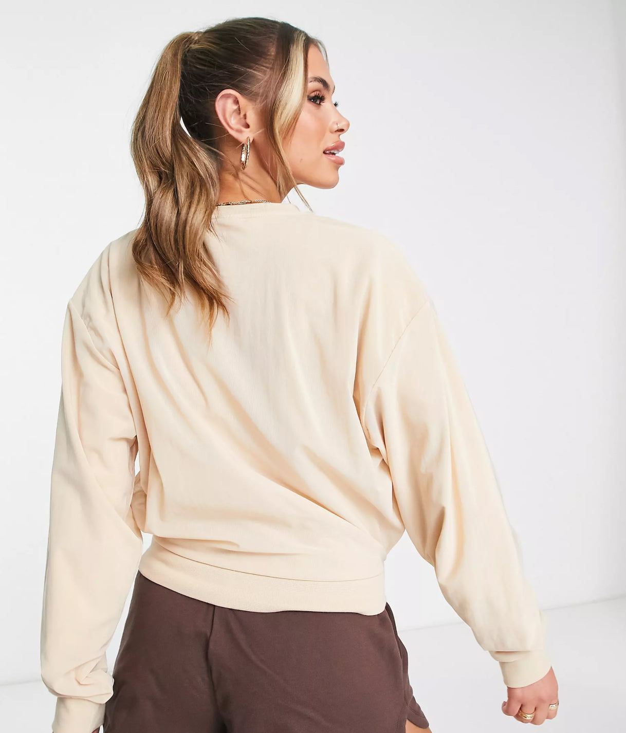 PUMA ORGANZA MESH SWEATSHIRT