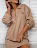 PUMA Mesh Sweater Dress Chanterelle