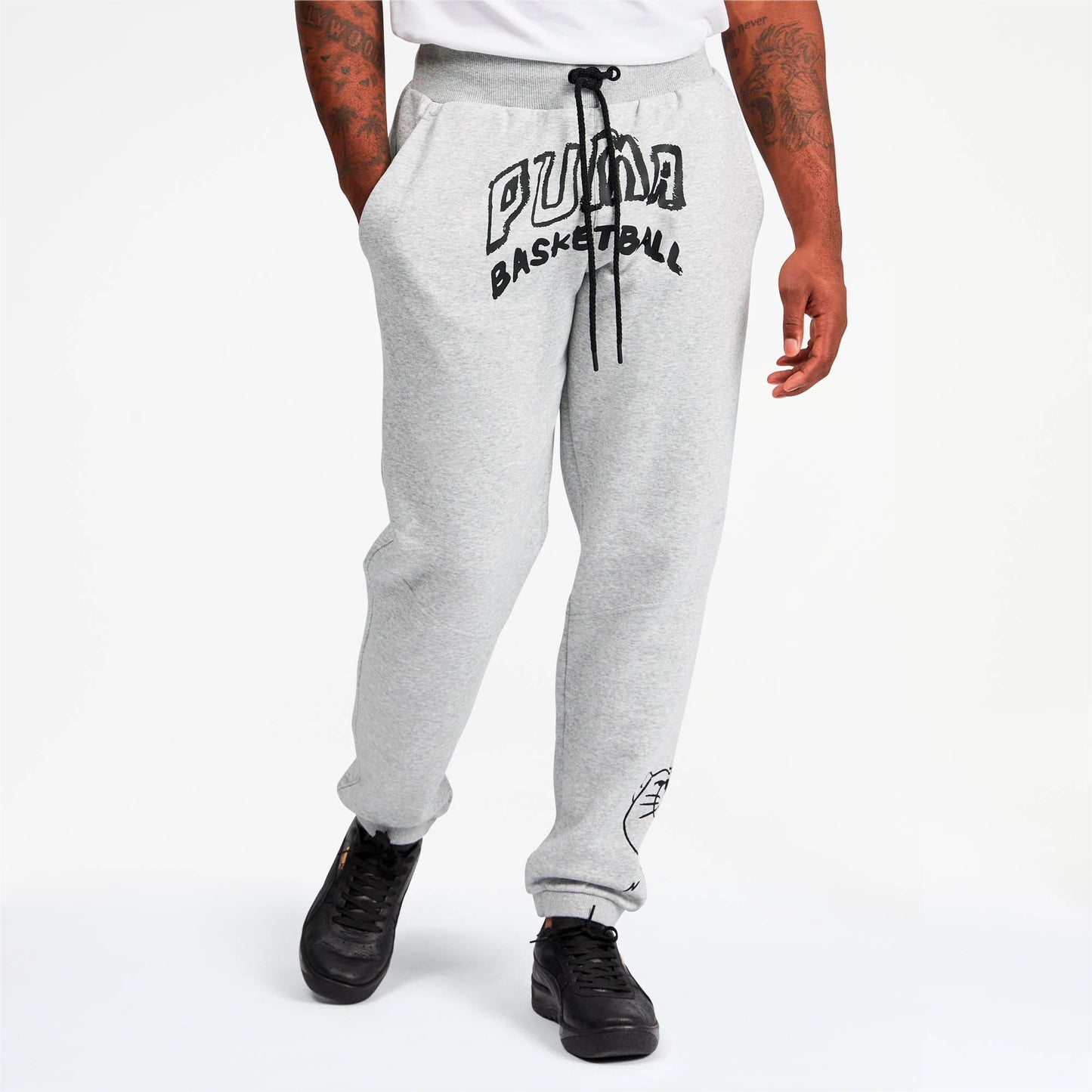 Puma Men's Court Sweat Pants CC Light Grey Heather