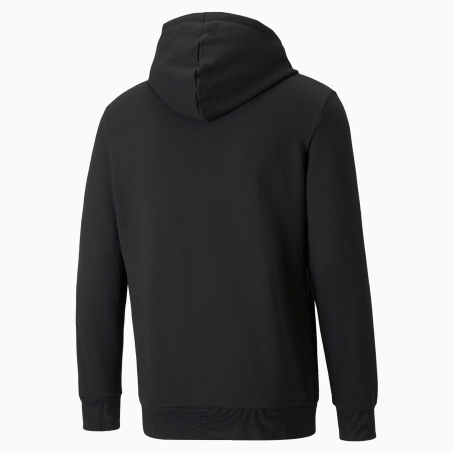 Puma Men's Essentials Big Logo Hoodie- Black Matte