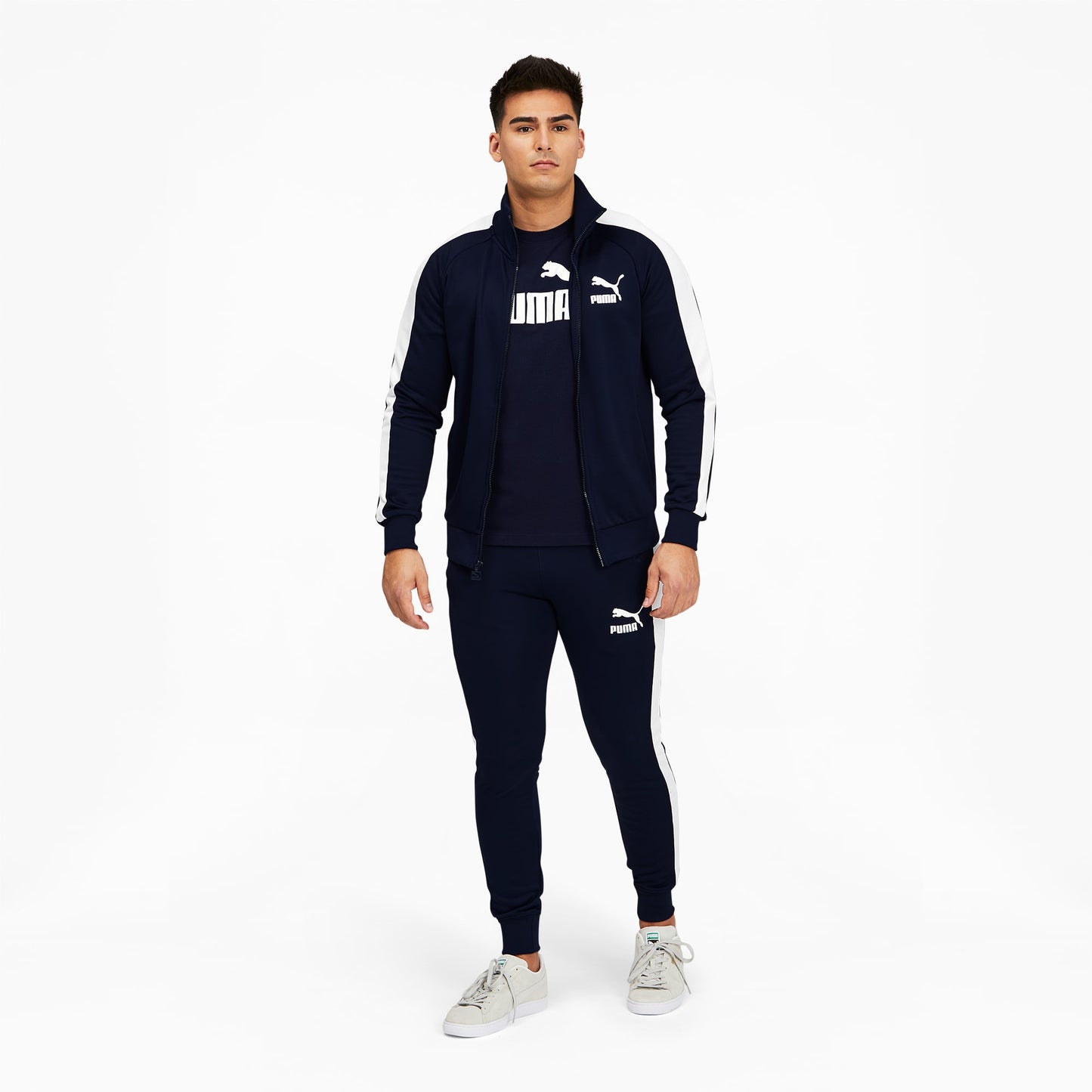 PUMA Iconic T7 Jacket- Black & White