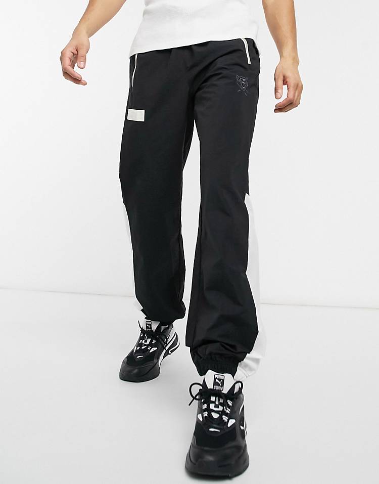 Puma Men's Dream Shake Warmup Pant Black/White