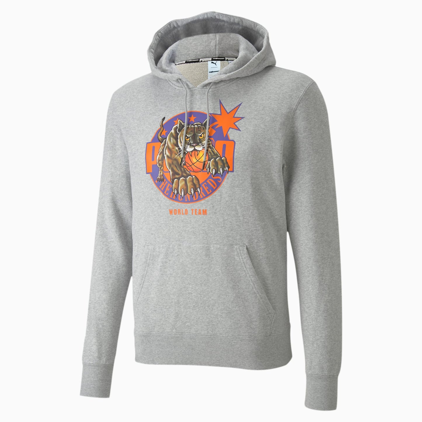 Puma Men's The Hundreds Hoodie- Light Gray Heather