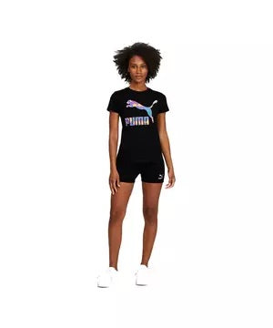 Puma Women's Graphic Tee Streetwear black-tiedye