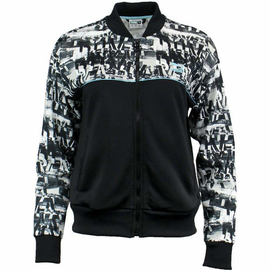 PUMA Classics Track Jacket AOP White-Milky Blue