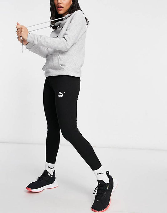 Puma Women's Classics Rib High waist Legging Black