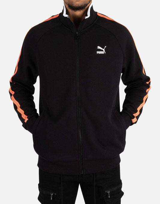 Puma Men's  Sport Track Jacket Cotton Black