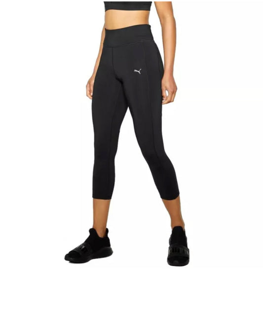 Puma Women's Fitness 3/4 Running Leggings Black