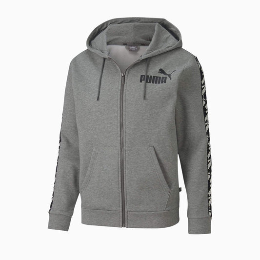 Puma  Men's Amplified Hooded Jacket FL  Gray Heather