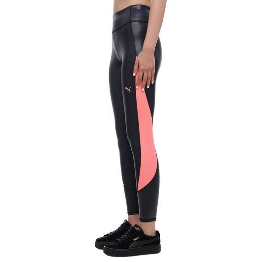 Puma Women's Train Pearl High waist 7/8 Leggings Black/Peach